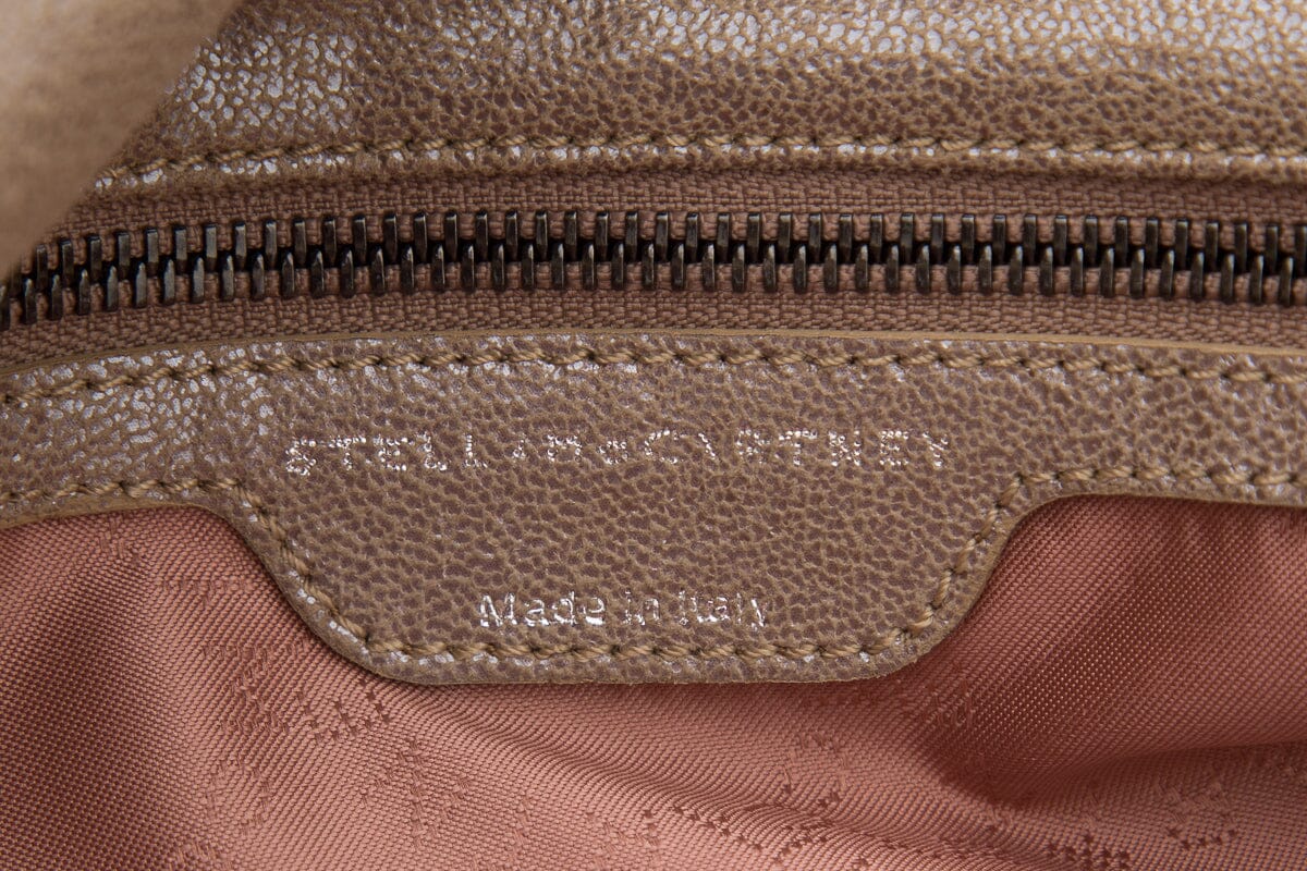Stella McCartney Beige Shimmer Falabella Handbag