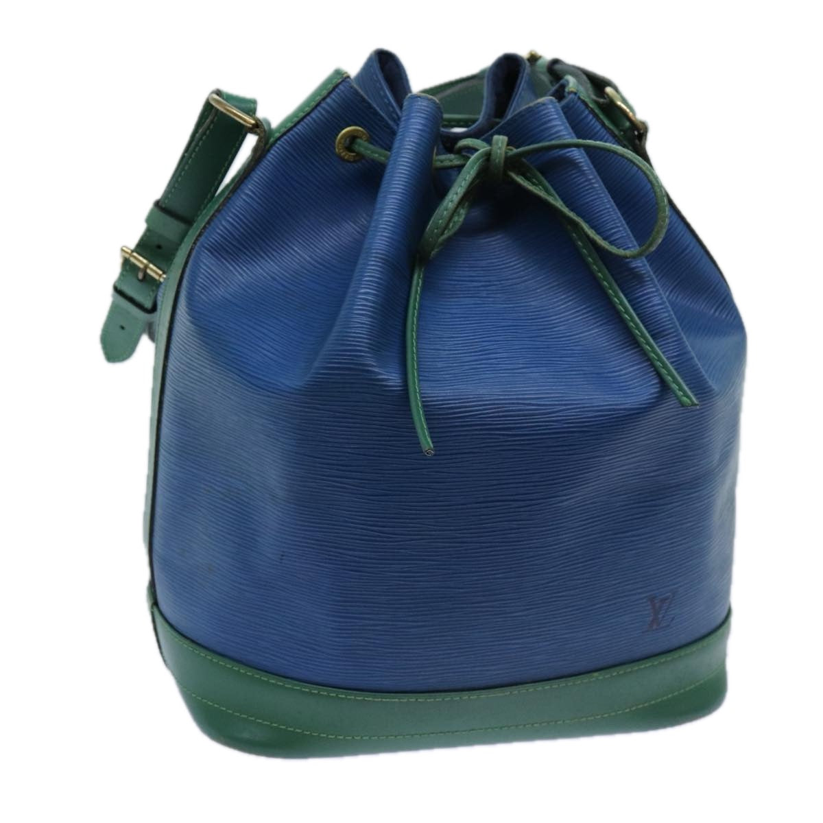 Louis Vuitton Epi Noe Shoulder Bag Bicolor Green Blue
