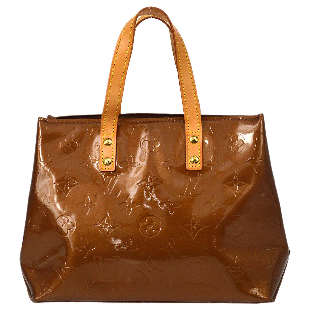 Louis Vuitton 2004 Bronze Monogram Vernis Reade PM M91146