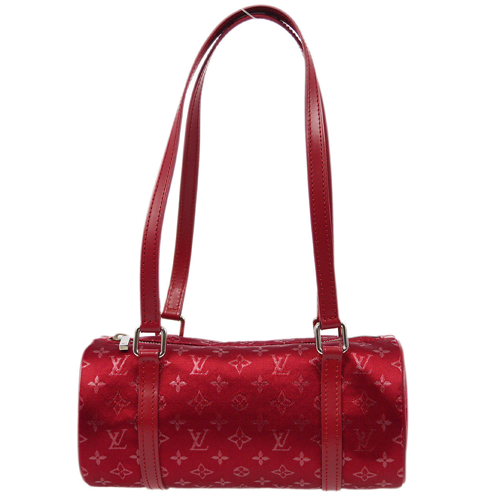 Louis Vuitton 2002 Red Monogram Satin Little Papillon M92353