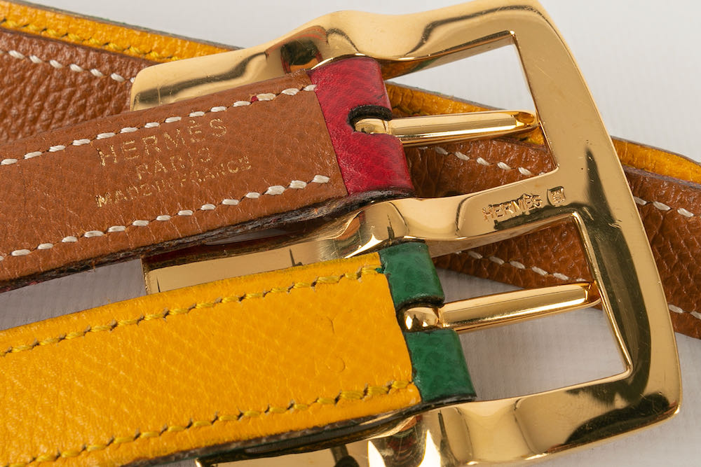 Ceinture en cuir HermÃƒÆ’Ã‚Â¨s