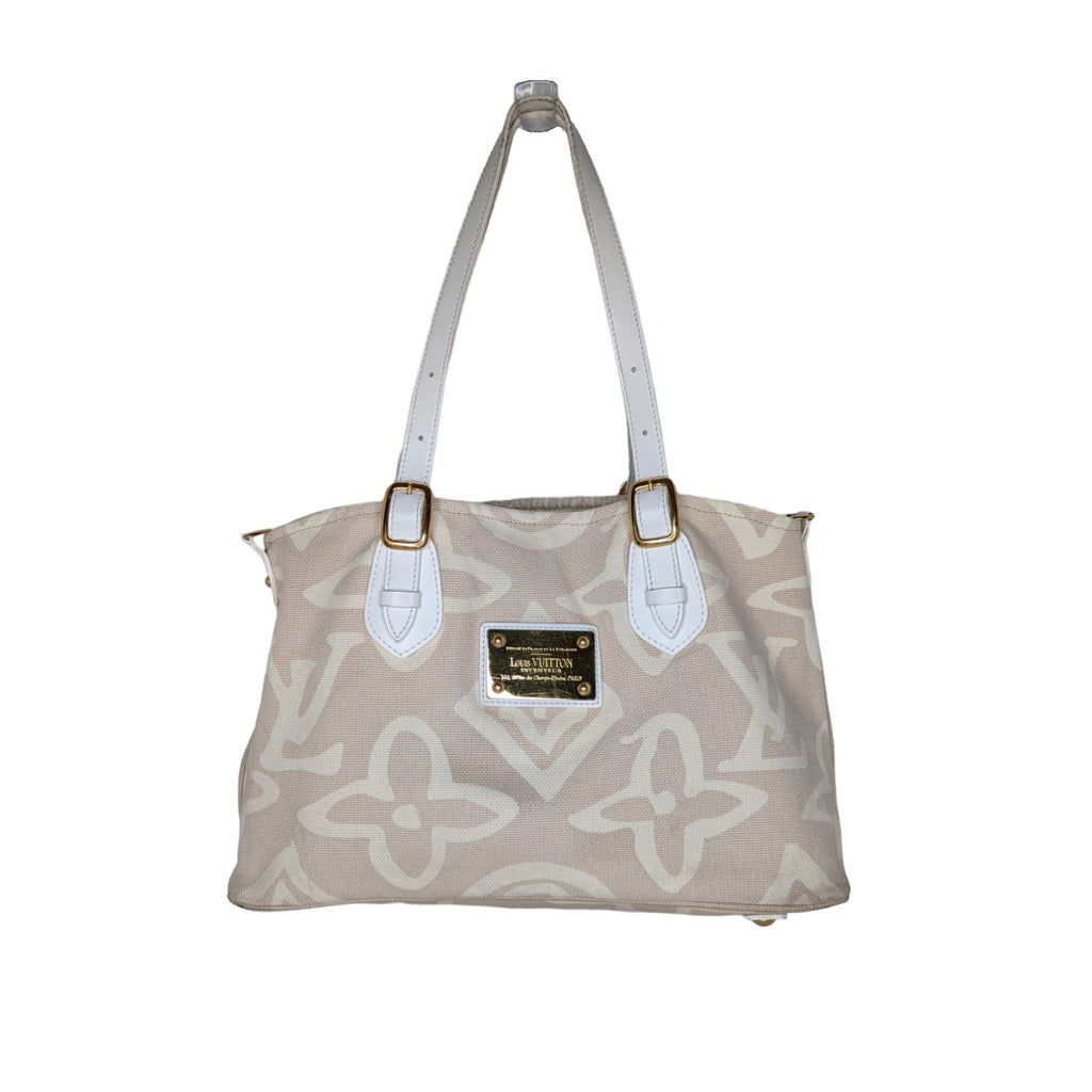 Louis Vuitton Limited Edition Beige Tahitienne Cabas Bag