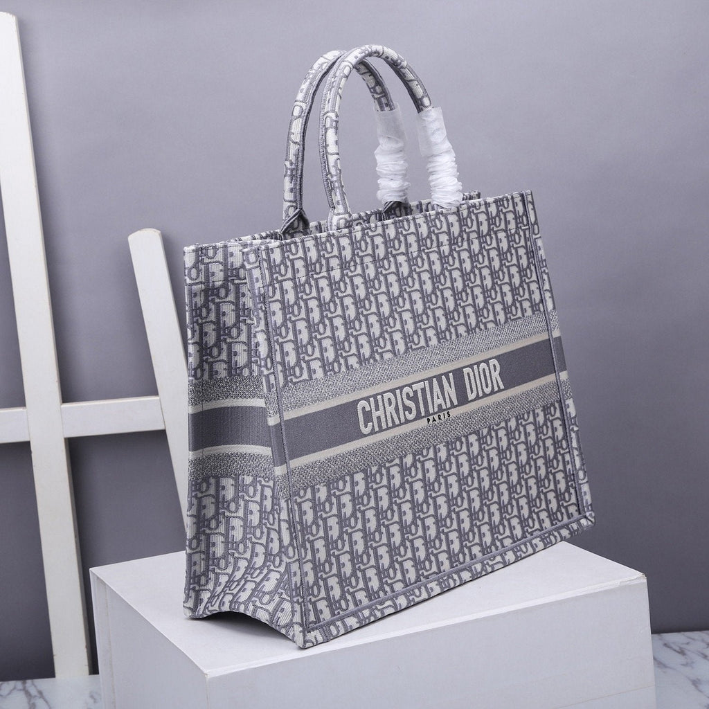 GLAMI Large Book Tote Gray, For Women, WomenÃ¢â‚¬â„¢s Handbags 16.5in/42cm CD M1286ZRIW_M932