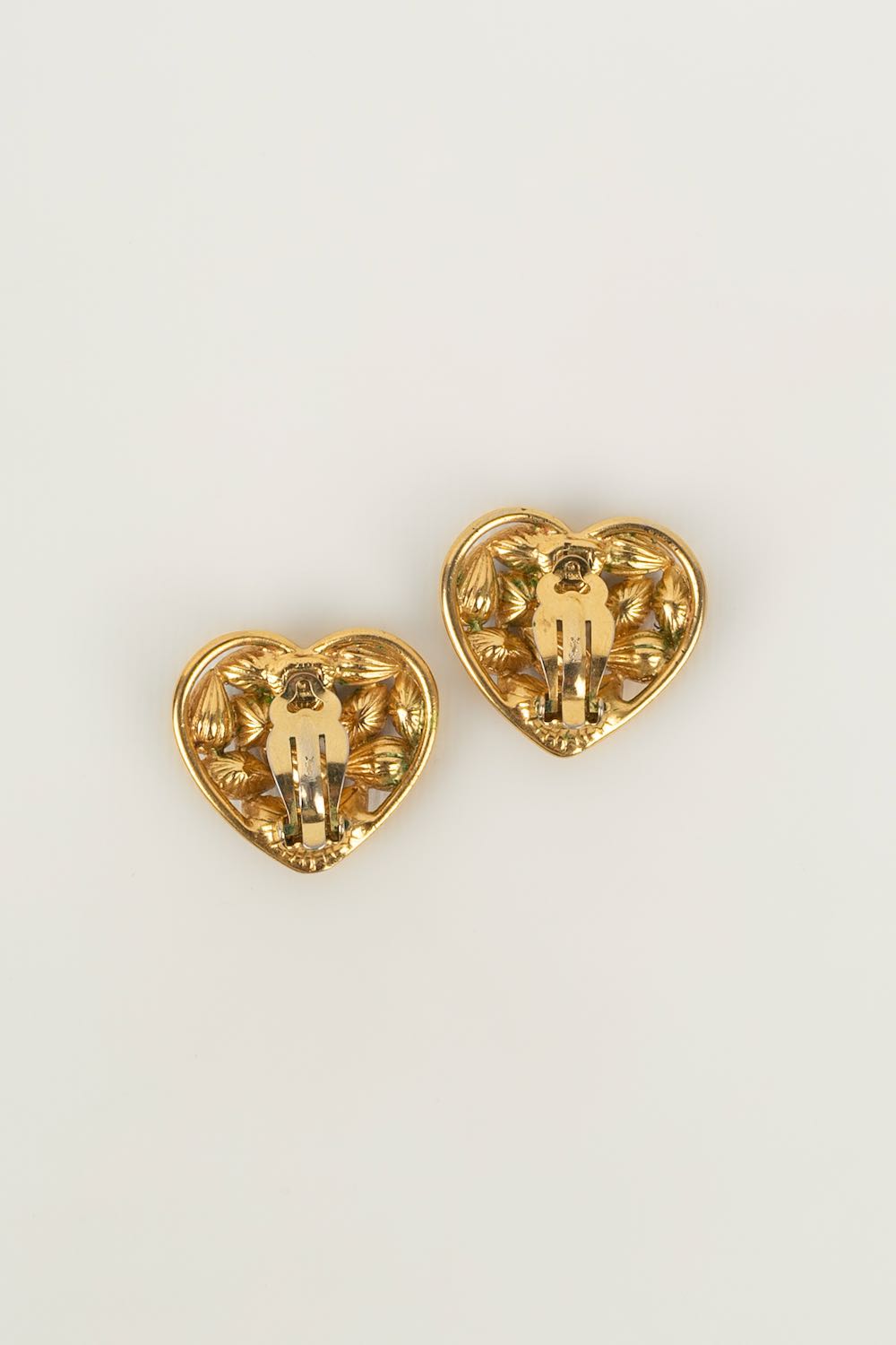 Boucles d'oreilles "coeur" Yves Saint Laurent
