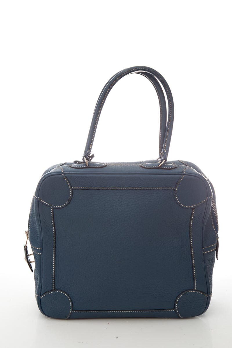 HermÃƒÆ’Ã‚Â¨s OMNIBUS PM  Blue Jean Togo Tote