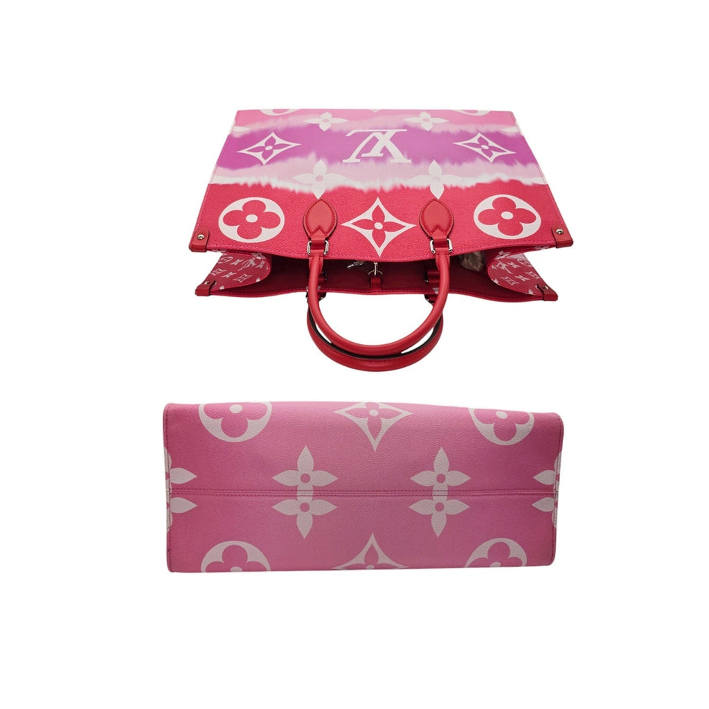 Louis Vuitton Rouge Giant Monogram Escale Onthego GM Tote