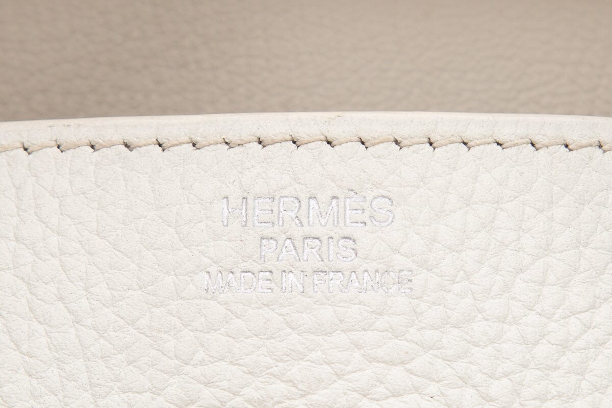 HermÃƒÆ’Ã‚Â¨s 2011 White Togo Leather Birkin 35CM Handbag