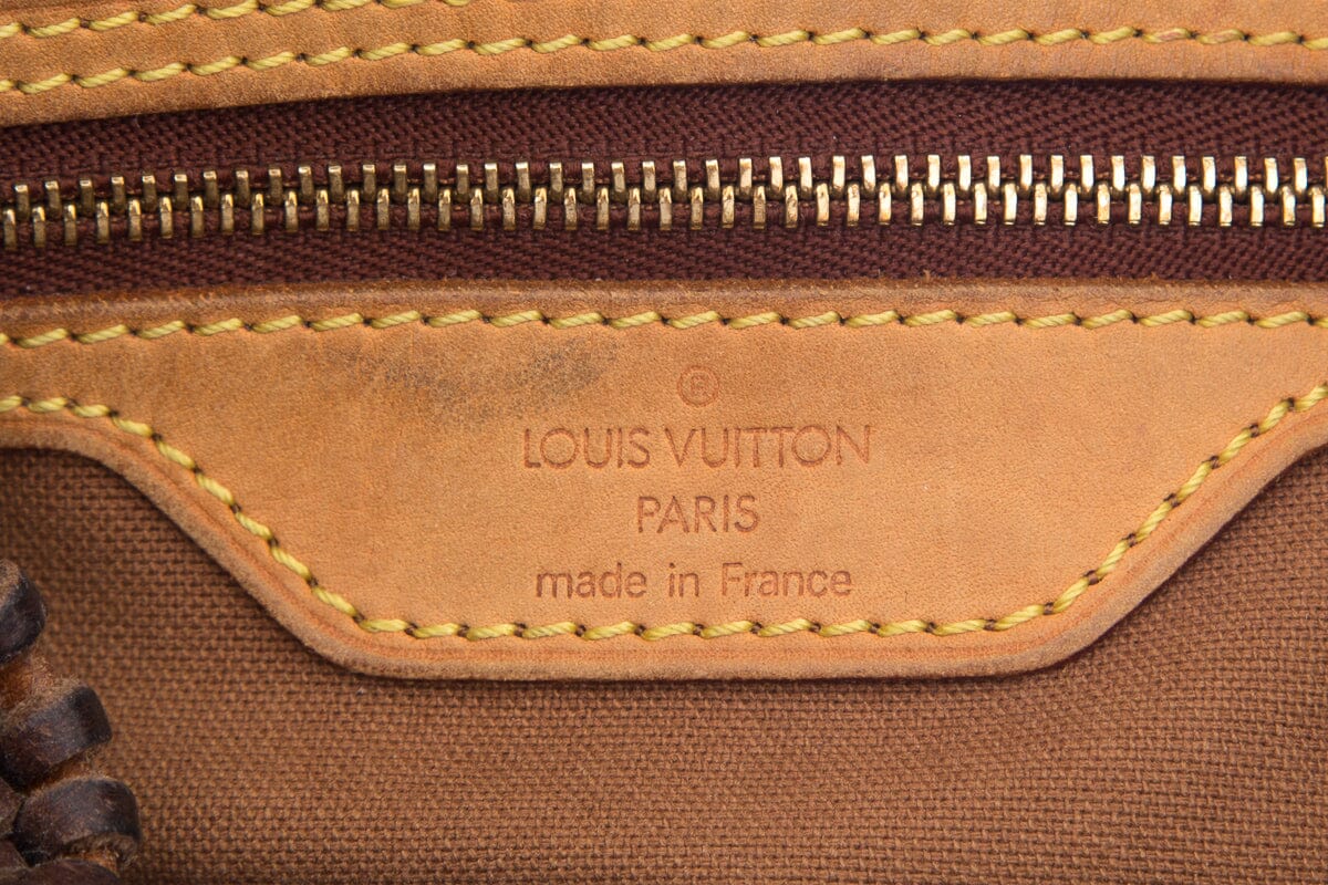 Louis Vuitton Brown Canvas Monogram Revamped Fringe Handbag