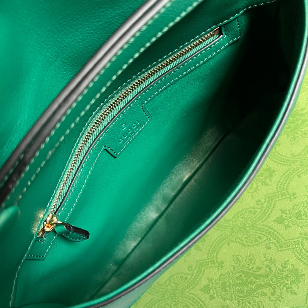gg Blondie Shoulder Bag Green For Women, Women’s Bags 11in/28cm gg‎