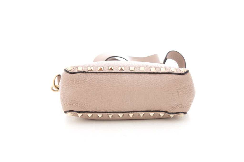 Valentino Garavani Rose Rockstud Flip Lock Messenger Bag