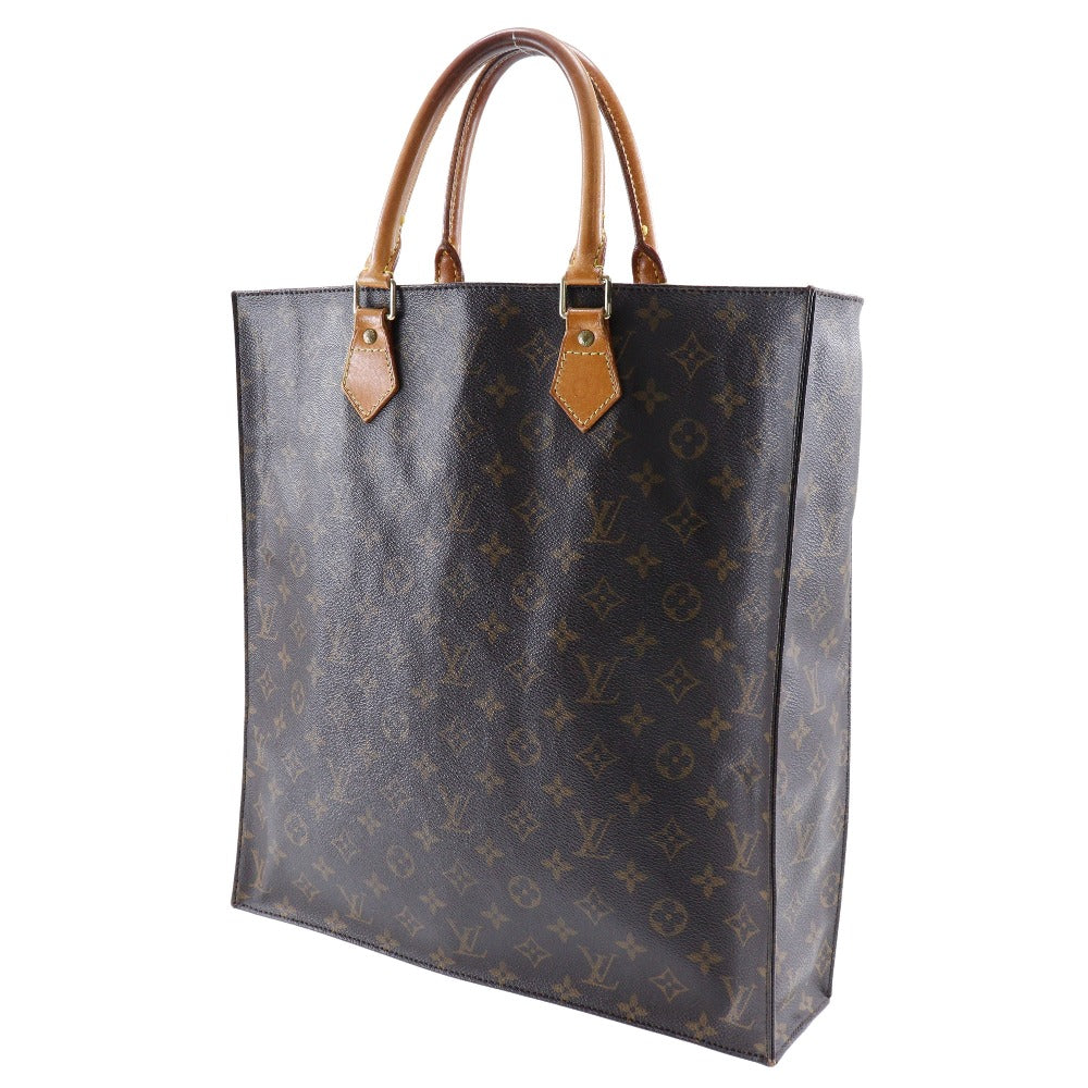Louis Vuitton M51140 Monogram  Bag French  Open Sac Plat Unisex
