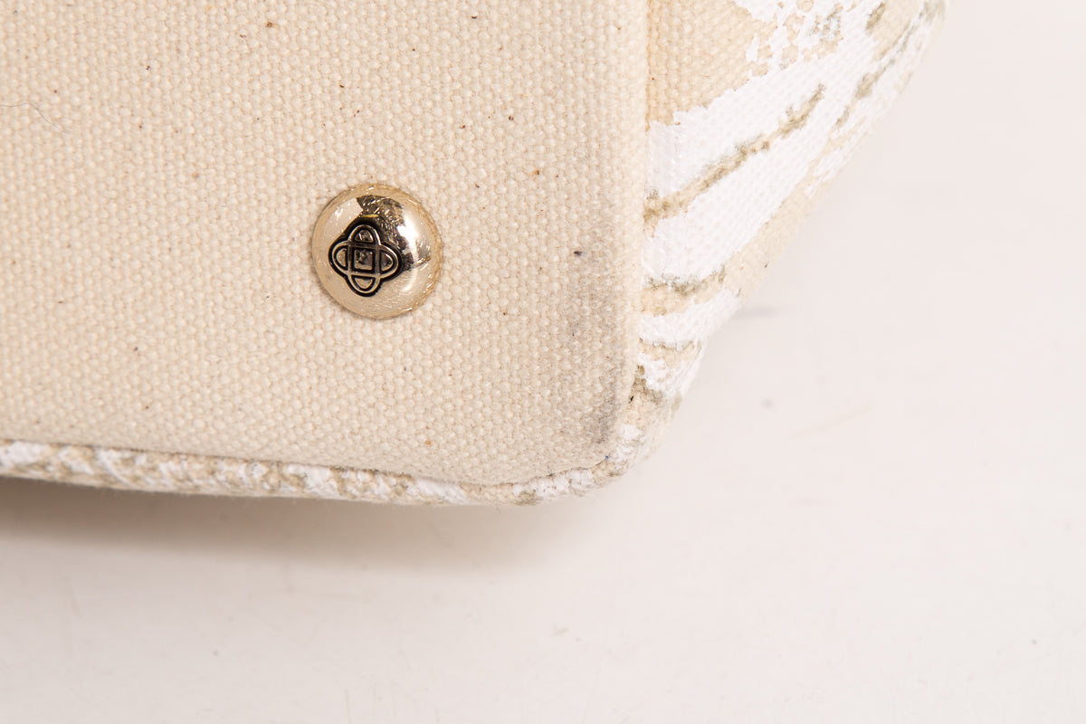 Oscar de la Renta Off White Tote