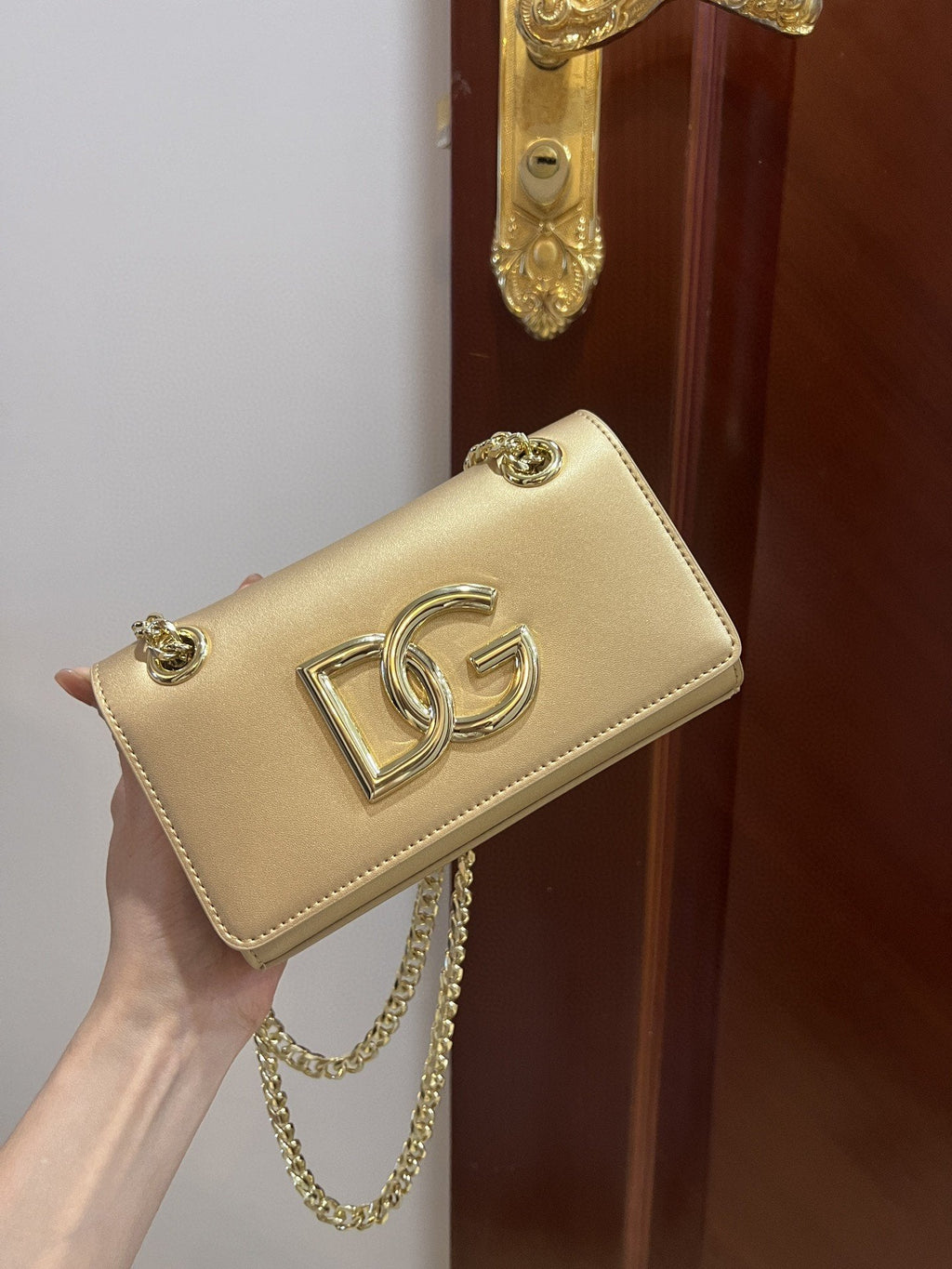 GLAMI Polished 3.5 Phone Bag Gold For Women 7.3in/19cm GLAMI