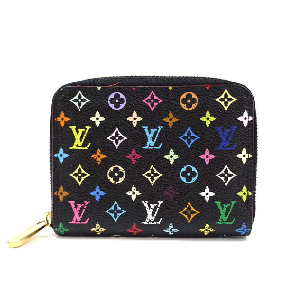 Louis Vuitton Zippy CoinParts Monogram MultiPment Wallet CoinCase  Noir Grenad Pink M93740