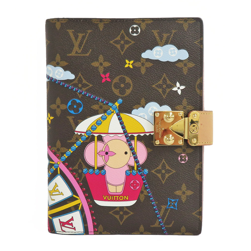 Louis Vuitton Monogram Quartz Carnival Book Cover Viviane Viewing Car Pink Little