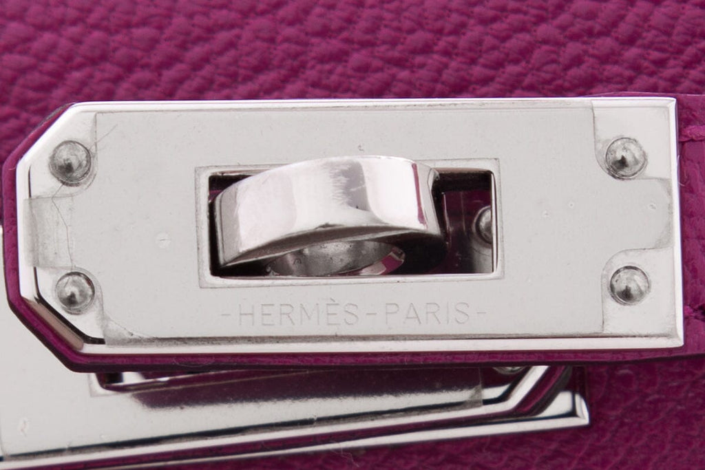 HermÃƒÆ’Ã‚Â¨s 2018 Rose Pourpre Chevre Mysore Mini Kelly 20cm W/PHW