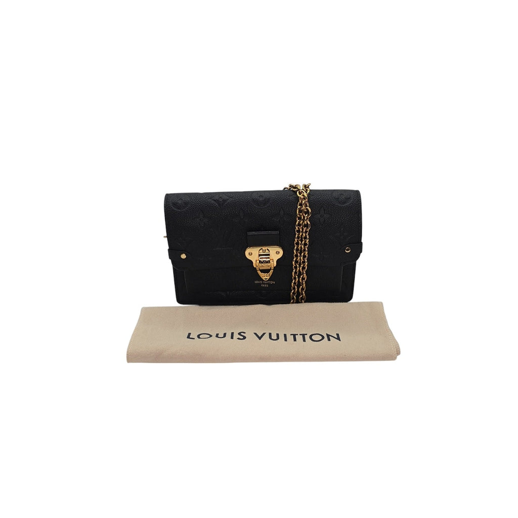 Louis Vuitton Monogram Empreinte Vavin Chain Wallet