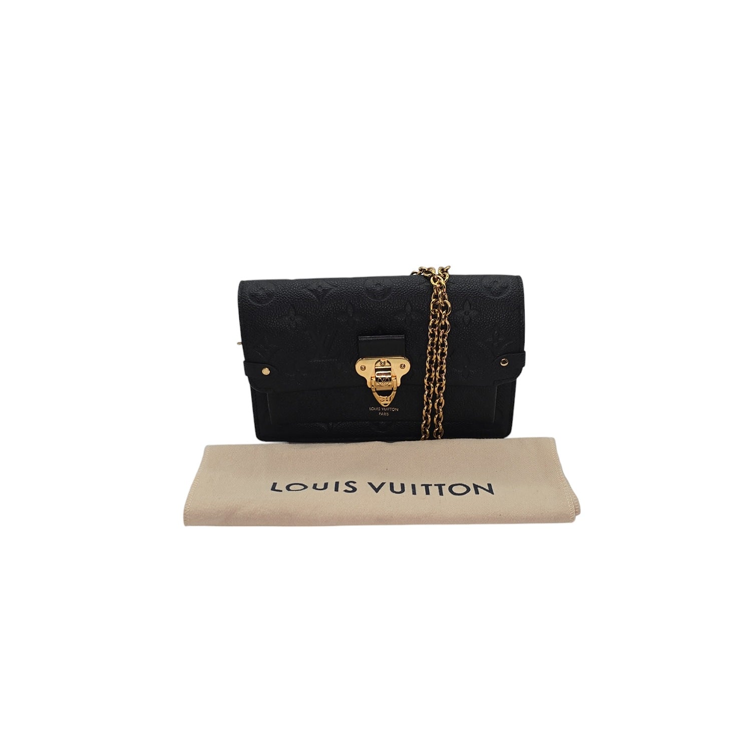Louis Vuitton Monogram Empreinte Vavin Chain Wallet