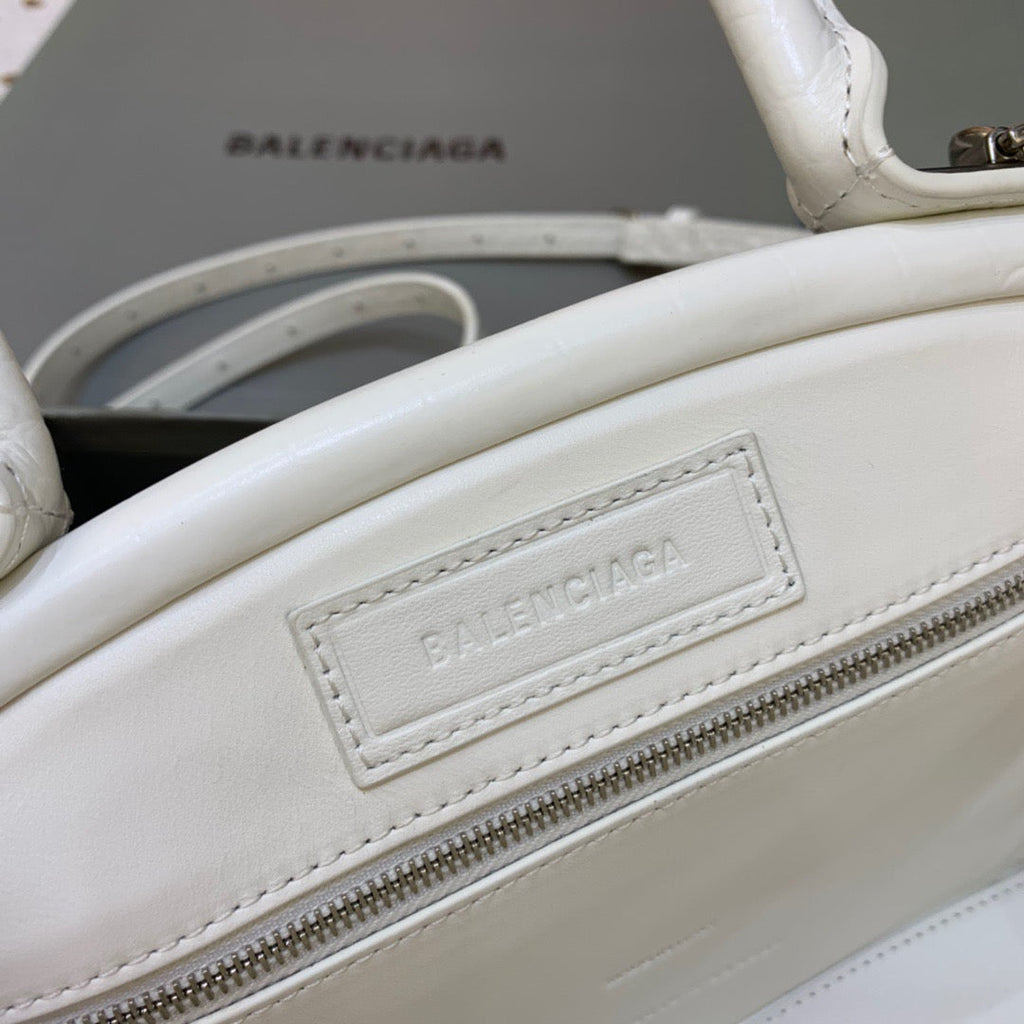 Balen Small EGLAMItor  Bag In White, For Women,  Bags 13in/33cm
