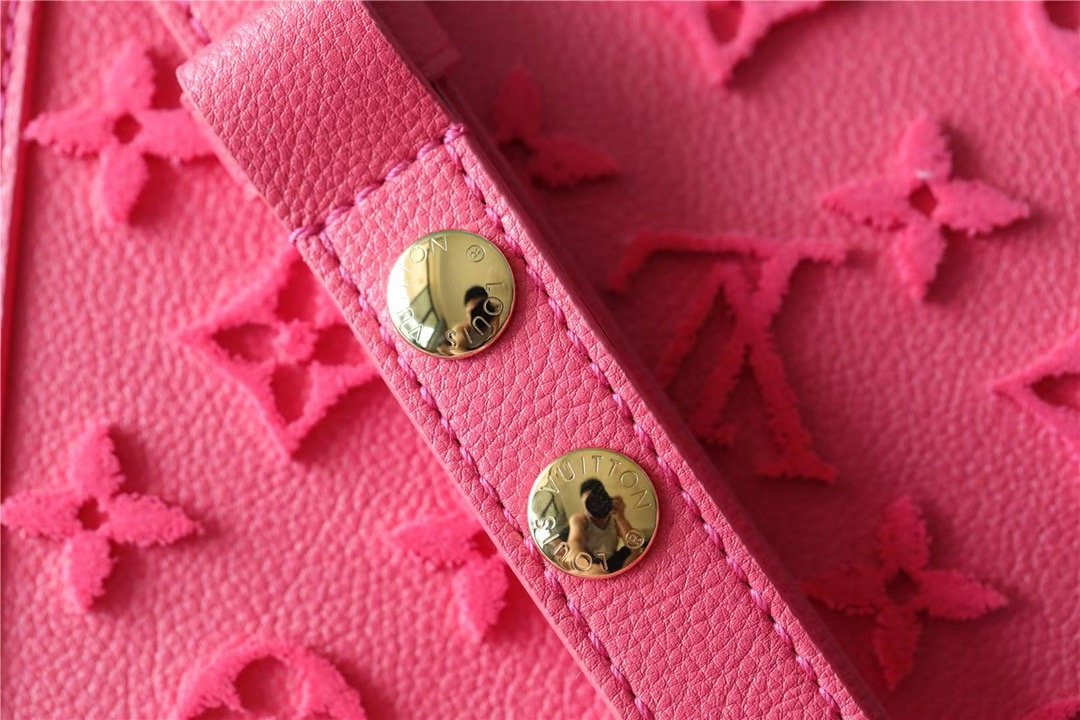 LV Mini Dauphine Monogram GlamIuo Pink For Women,  Shoulder And Crossbody Bags 9.8in/25cm LV M20747