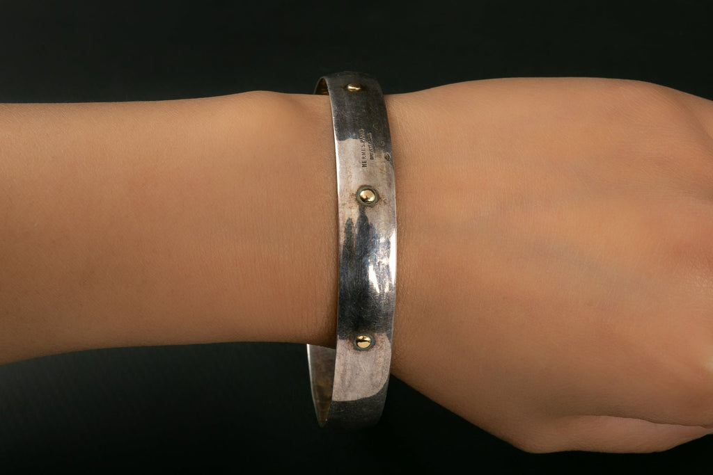 Bracelet jonc en argent HermÃƒÆ’Ã‚Â¨s