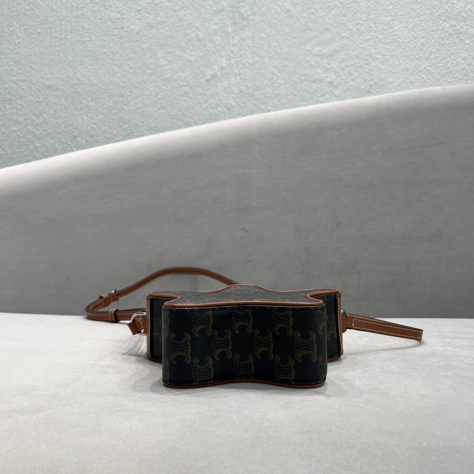 GLAMI Small Etoile In Triomphe Canvas Brown For Women 7in/18cm 198762BZJ.04LI