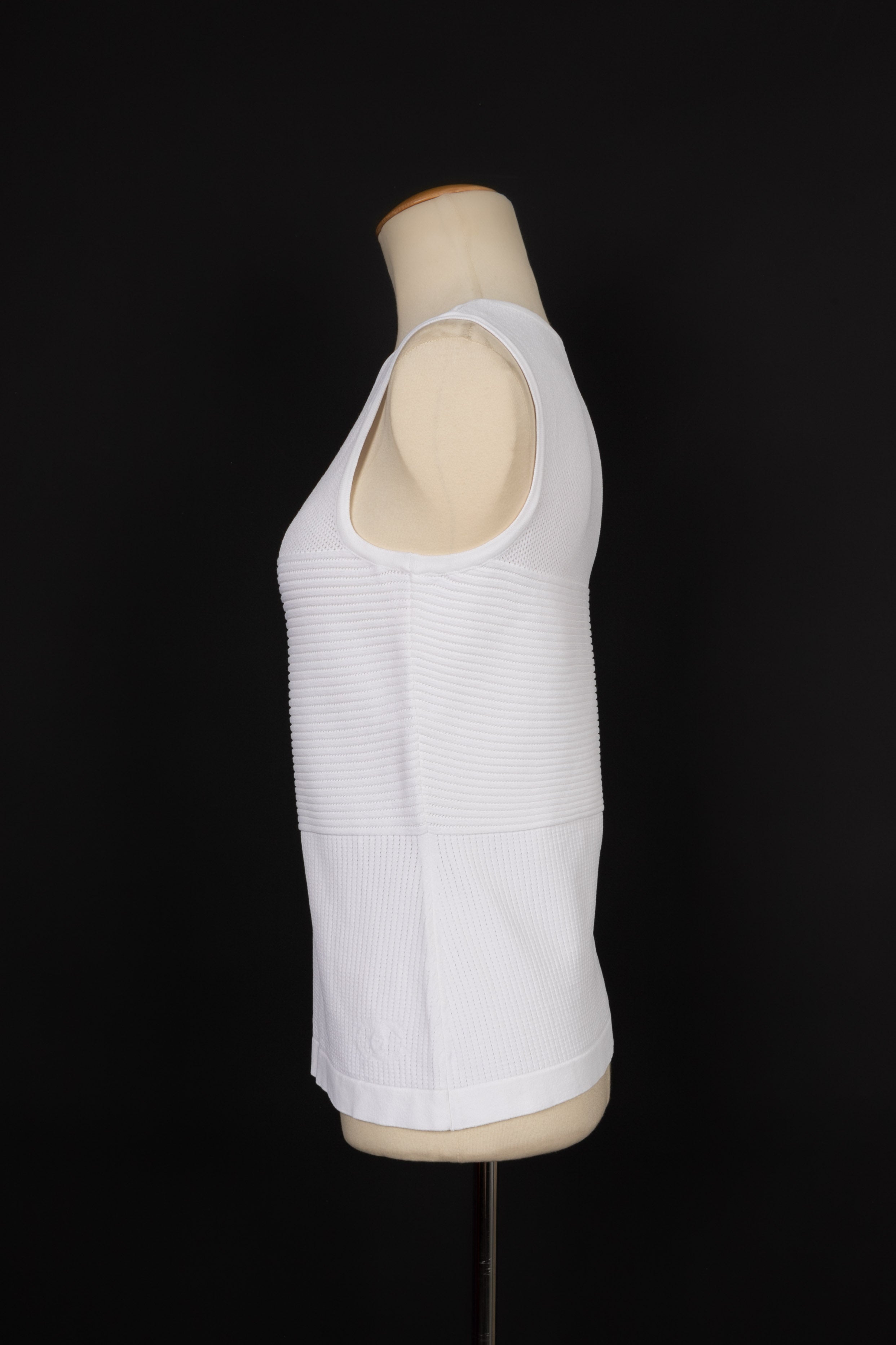 Haut en coton blanc Chanel