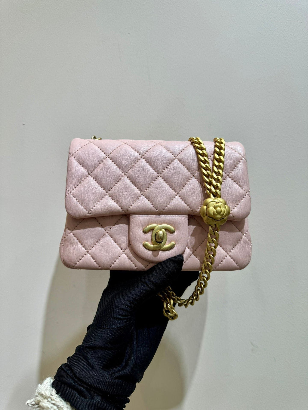 Preloved Chanel Bag Full Set Pink 110127