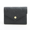Louis Vuitton Amplant Portefolio Victoria M64060 Noir Compact Wallet