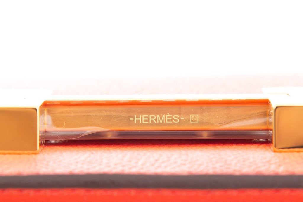 HermÃƒÆ’Ã‚Â¨s Rose Jaipur Epsom Leather 24 cm Constance
