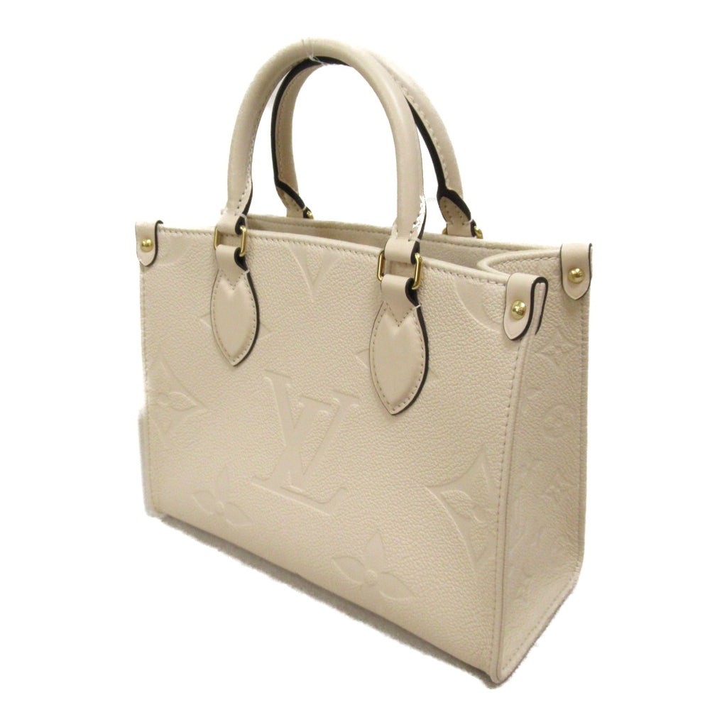 Louis Vuitton Louis Vuitton On The Gor PM Tote Bag 2w Shoulder Bag Leather Monogram Amplant  Ivory M46569