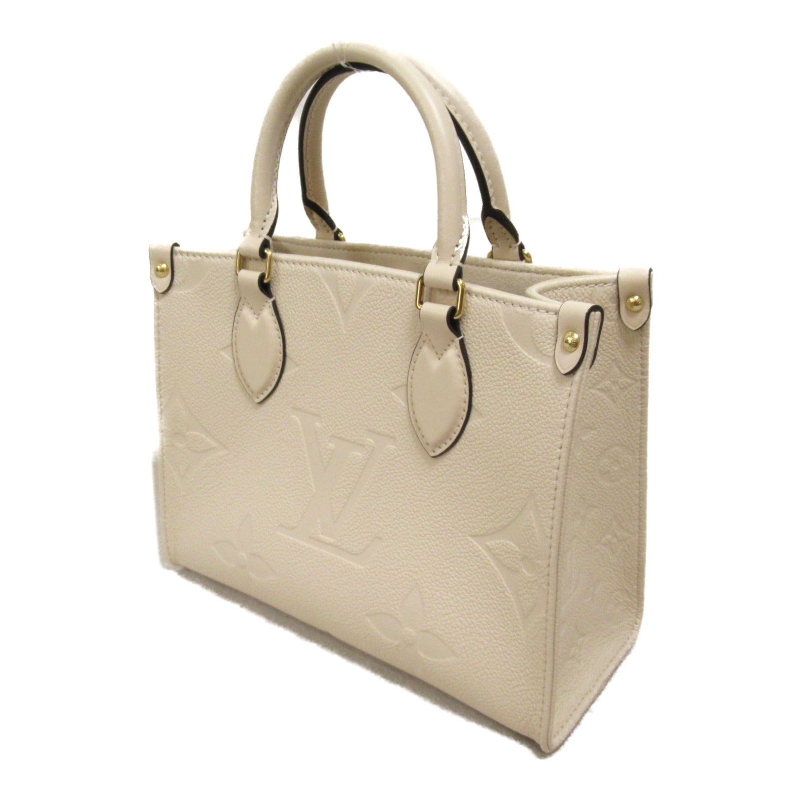 Louis Vuitton Louis Vuitton On The Gor PM Tote Bag 2w Shoulder Bag Leather Monogram Amplant  Ivory M46569