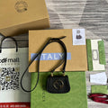 gg Blondie Card Case Wallet Black For Women, Women’s Bags 4.5in/12cm gg ‎698635 UXX0G 1000
