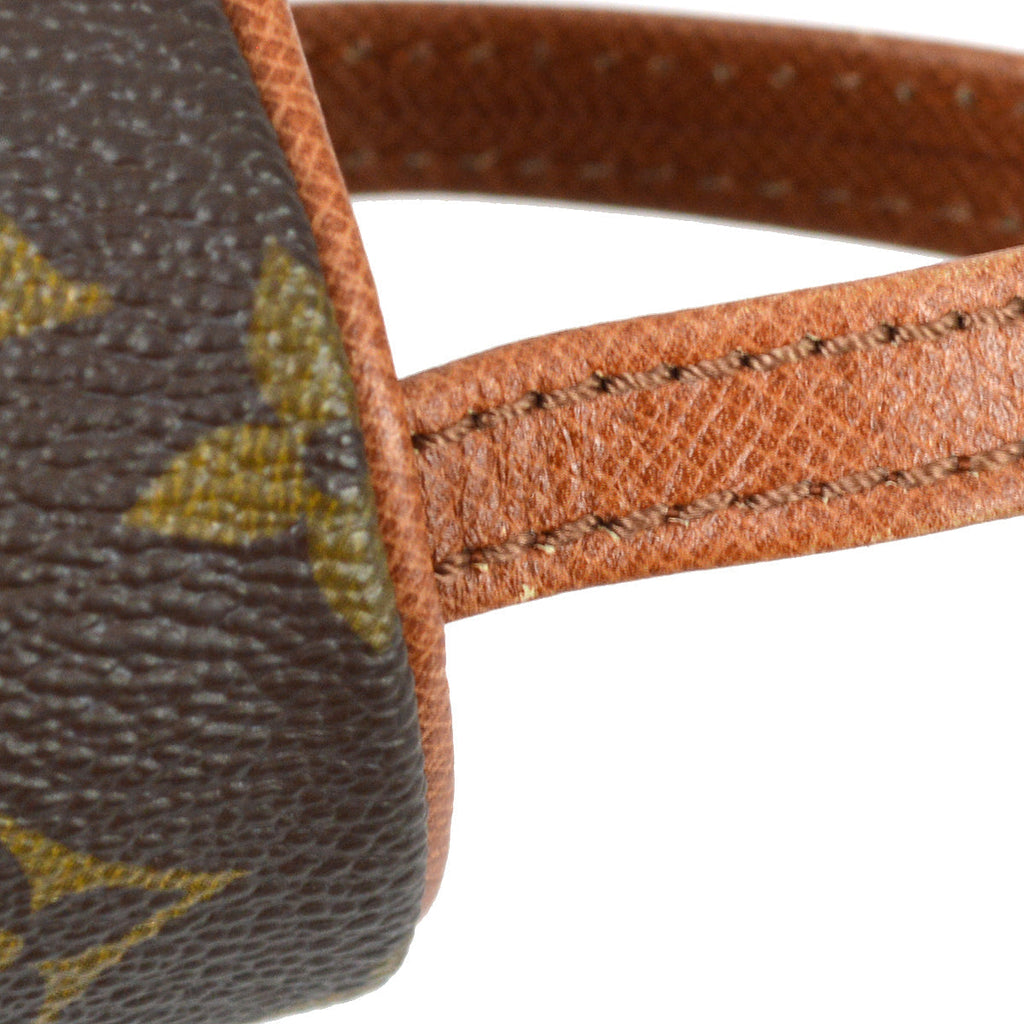 Louis Vuitton Monogram Trousse Ronde Pen Case Pouch M47630 Small Good