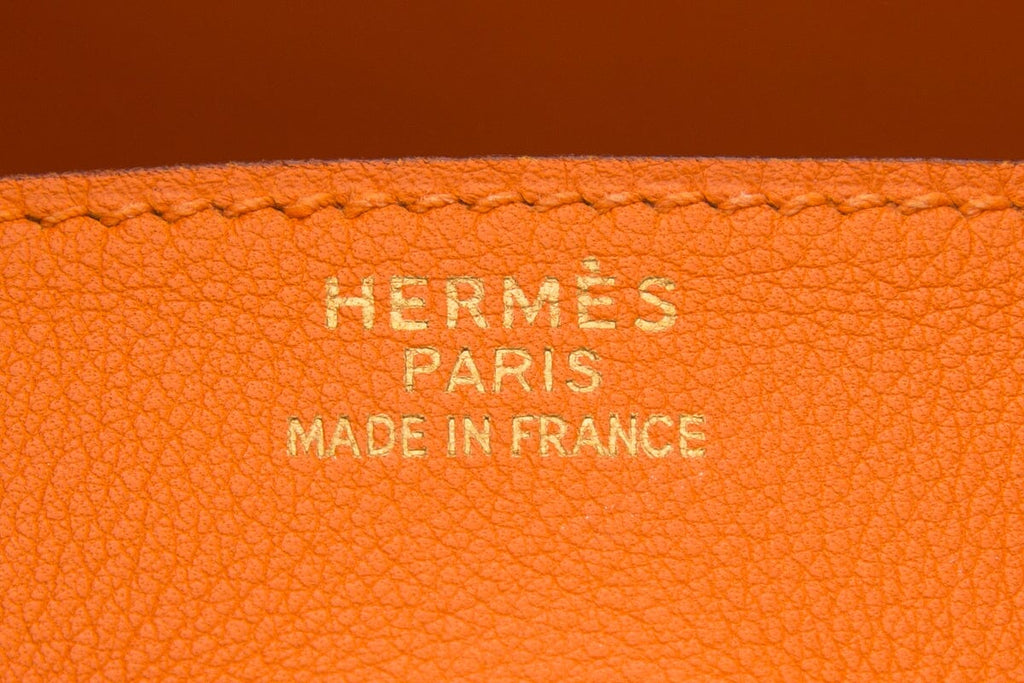 HermÃƒÆ’Ã‚Â¨s 2018 Orange Swift Leather Birkin 35CM Handbag
