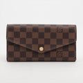 Louis Vuitton Damier Portefoliosara N63209 Brown Long Wallet