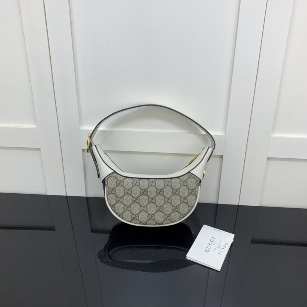 gg Ophidia gg Mini Bag Beige And Ebony gg Supreme Canvas For Women 7.9in/20cm gg 658551 96IWG 9794