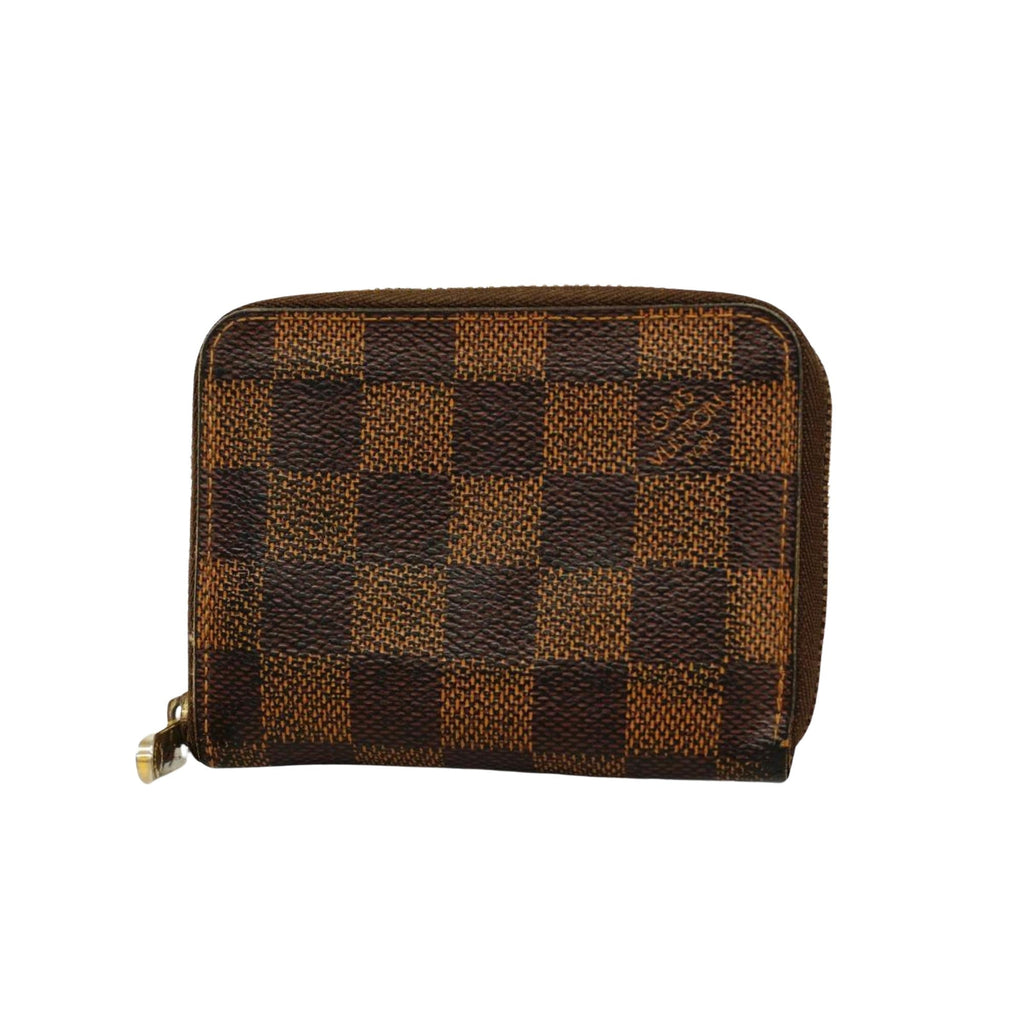 Louis Vuitton Zippy Coin Purse  Canvas Wallet  ()
