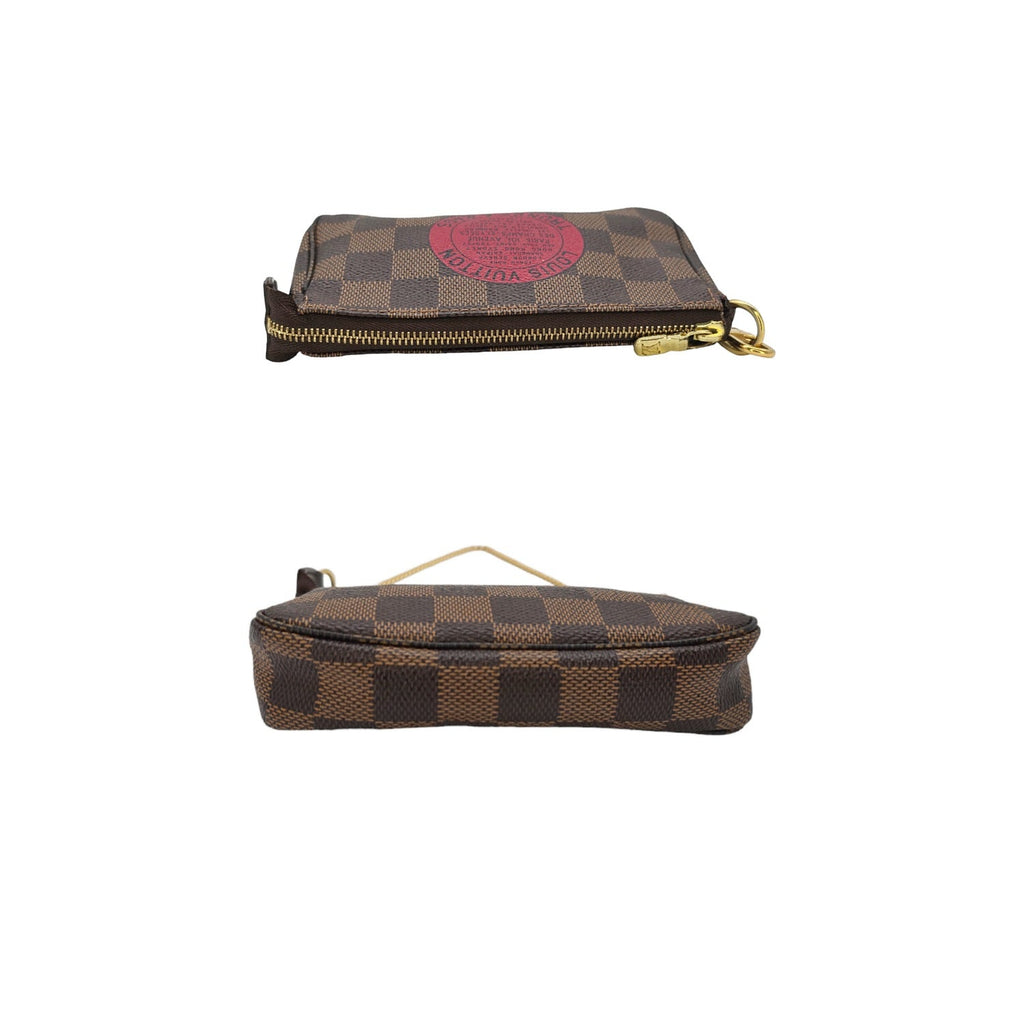 Louis Vuitton Damier Ebene 'Trunks & Bags' Mini Pochette Accessories