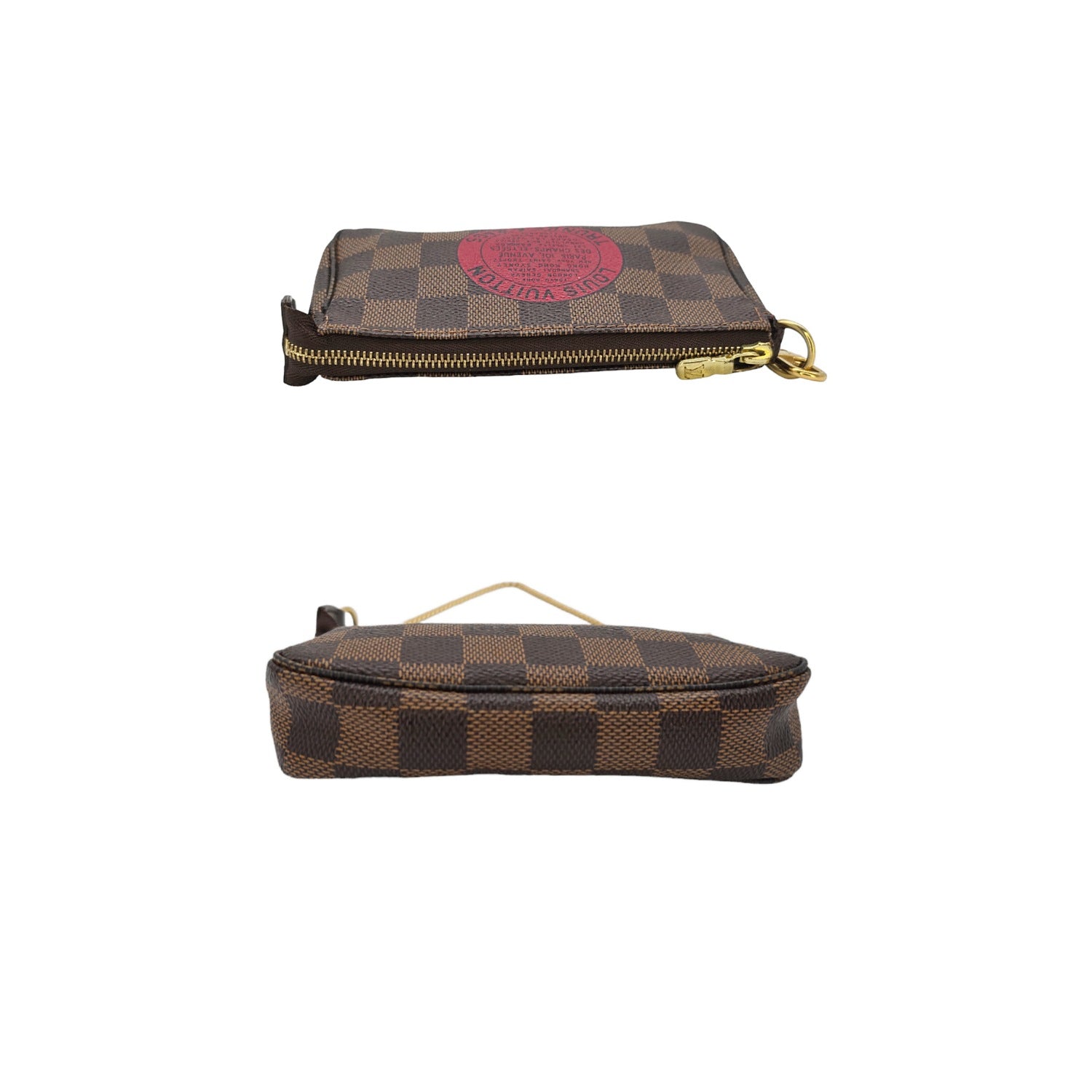 Louis Vuitton Damier Ebene 'Trunks & Bags' Mini Pochette Accessories