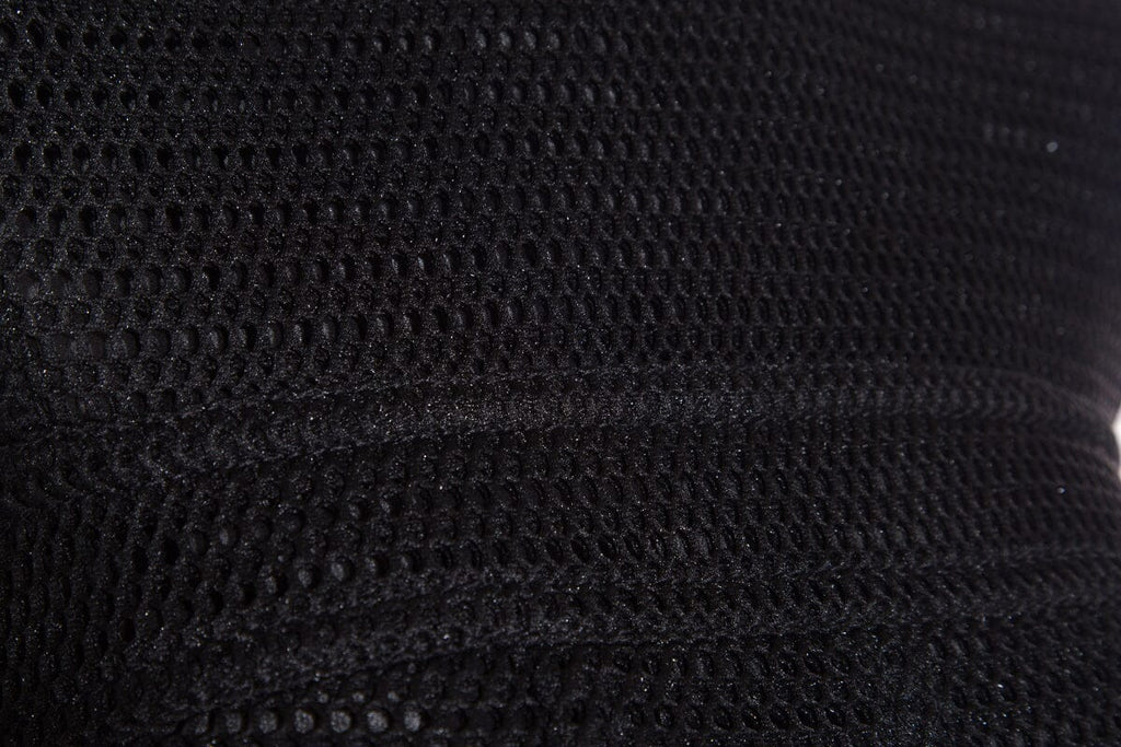 Chanel Black Mesh Perforated Dress SZ 36