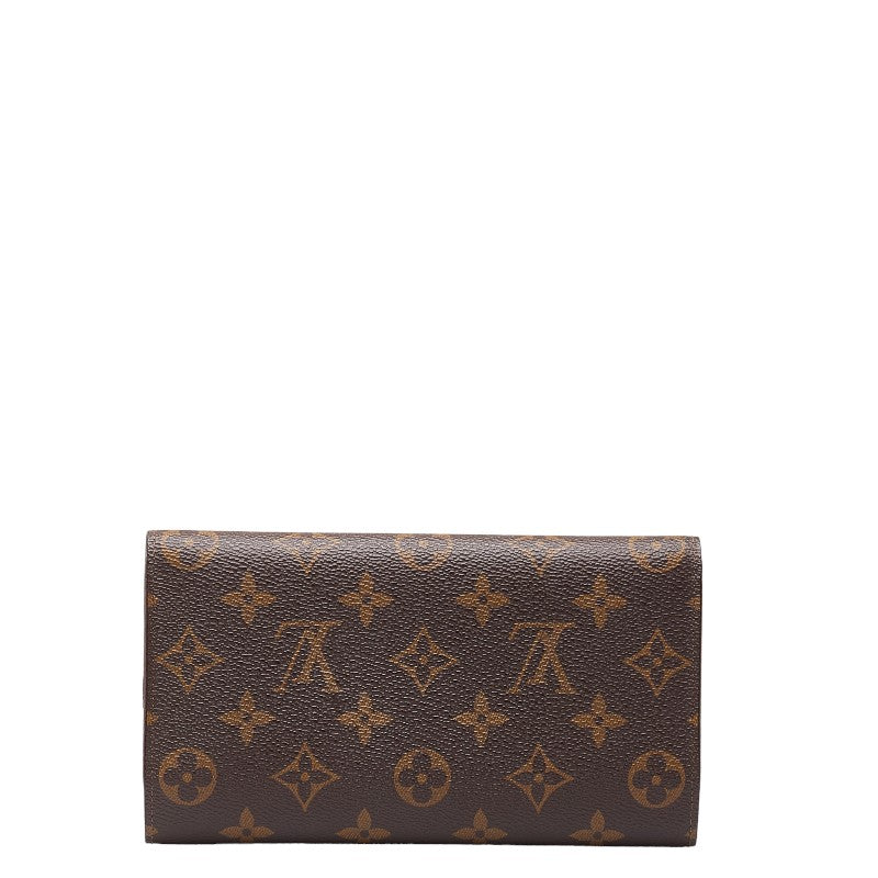Louis Vuitton Monogram Porte Tresor International Long Wallet M61215 Brown PVC Leather  Louis Vuitton