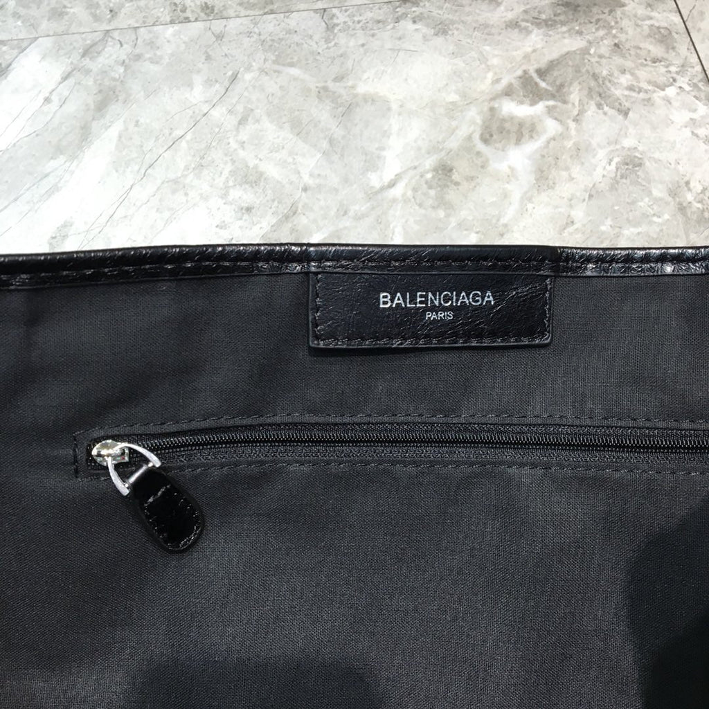 Balen Navy MeGLAMIum Cabas Tote Bag In Black, For Women,  Bags 14.1in/36cm