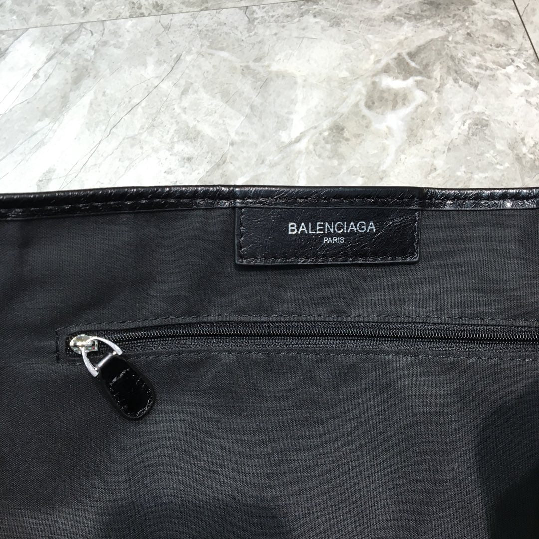 Balen Navy MeGLAMIum Cabas Tote Bag In Black, For Women,  Bags 14.1in/36cm
