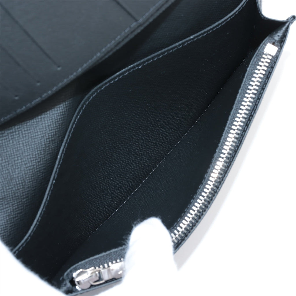 Louis Vuitton Taiga Portefolio Braza M30285 Noneir   Wallet