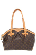 Louis Vuitton Tivoli GM Brown Mongram Canvas Leather Bag