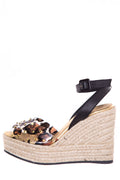Guiseppe Zanotti Leopard PVC Espadrille SZ 37