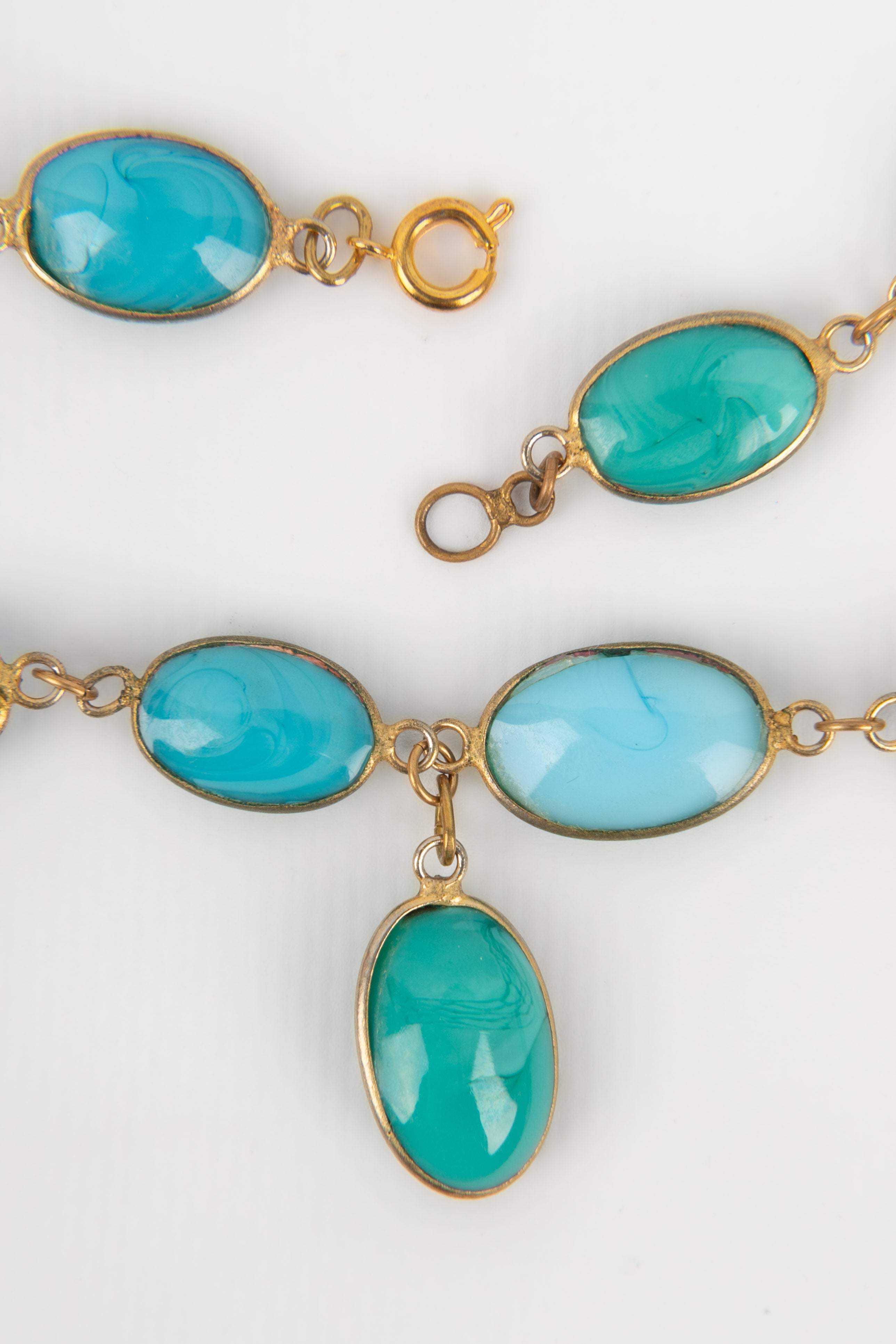 Collier en pÃƒÆ’Ã‚Â¢te de verre Gripoix