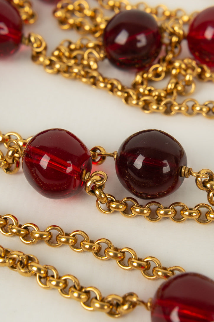 Collier / sautoir de perles Chanel
