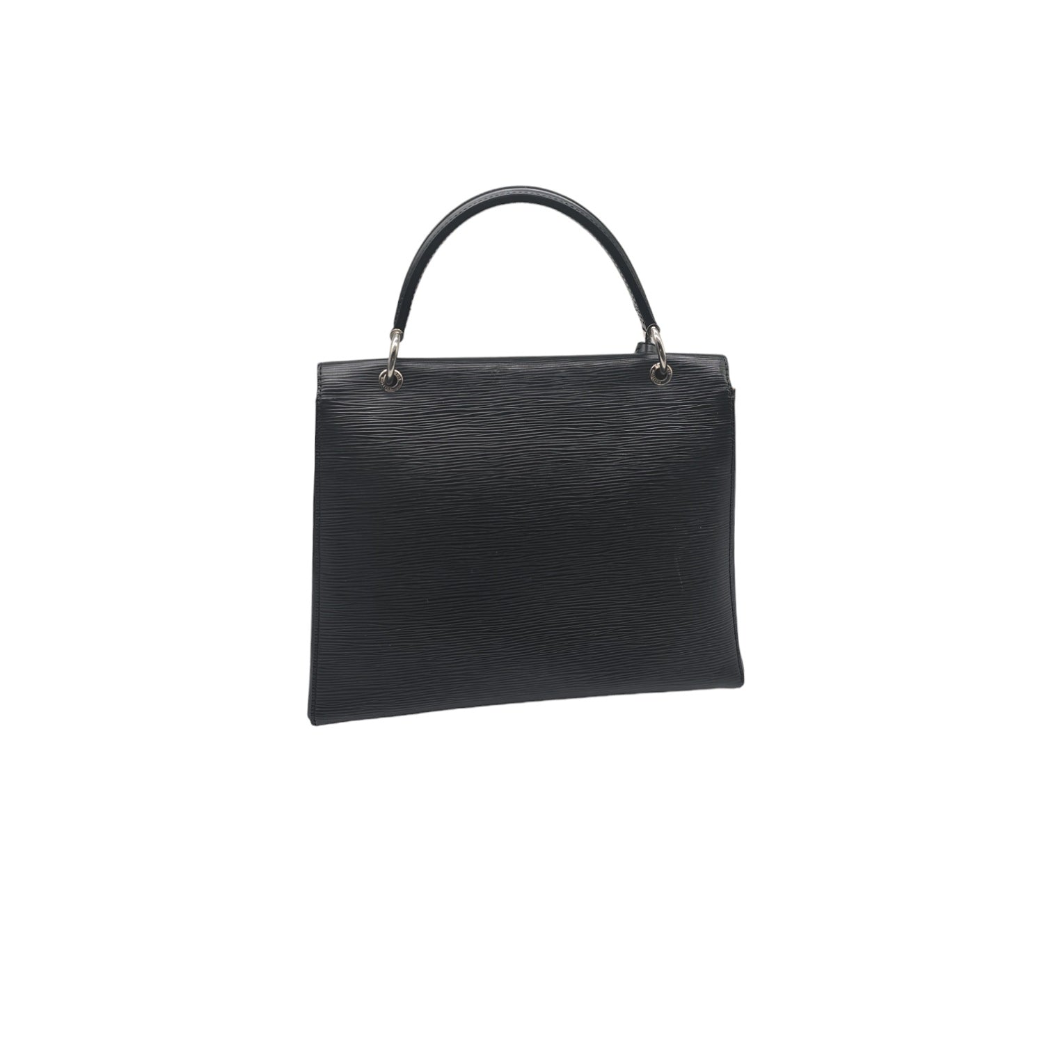 Louis Vuitton Black Epi Grenelle Handbag